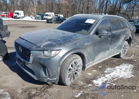 2025 Mazda Cx-90 3.3 Turbo S Premium Package z USA, uszkodzony, nr VIN JM3KKDHC1S1203959